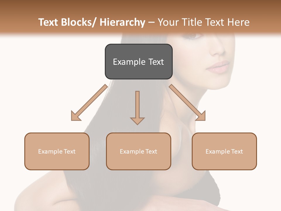 Woman Hair Sexy PowerPoint Template