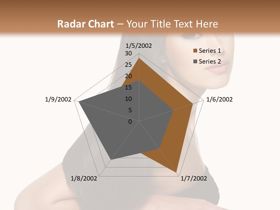 Woman Hair Sexy PowerPoint Template