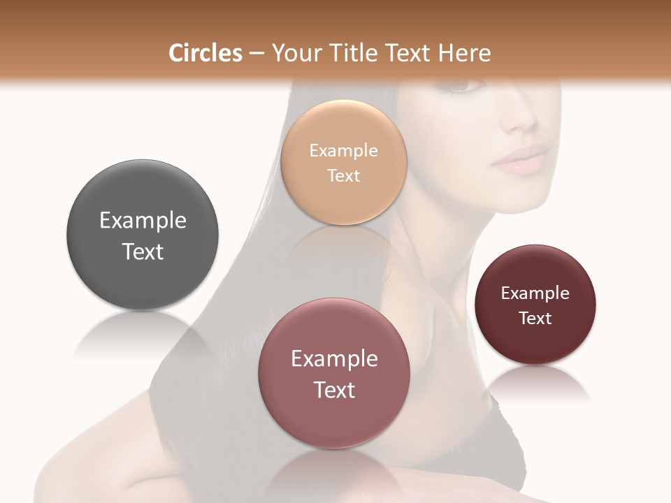 Woman Hair Sexy PowerPoint Template