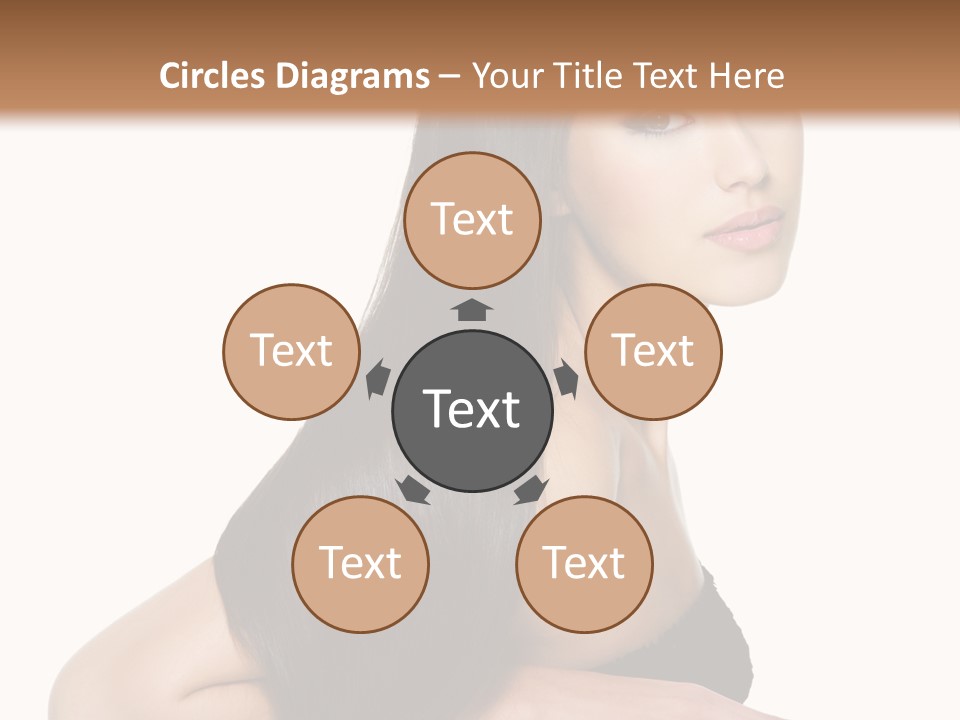 Woman Hair Sexy PowerPoint Template