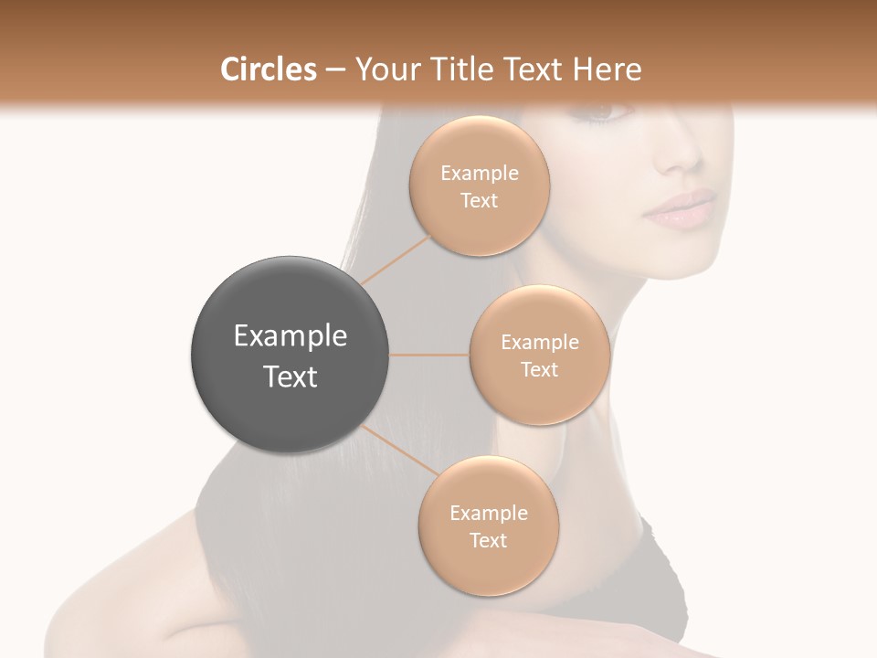 Woman Hair Sexy PowerPoint Template