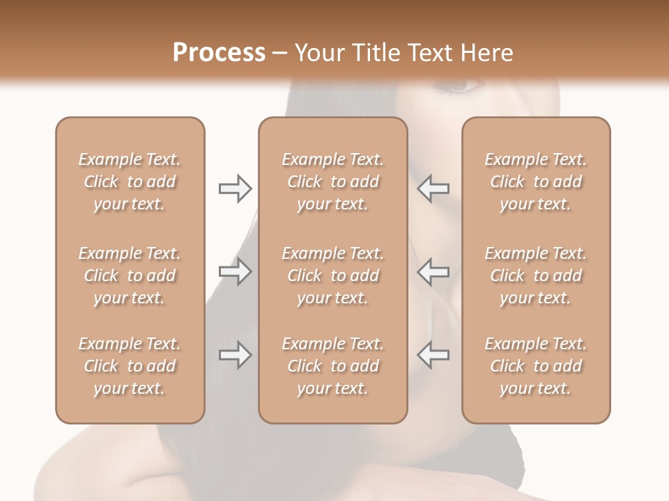 Woman Hair Sexy PowerPoint Template