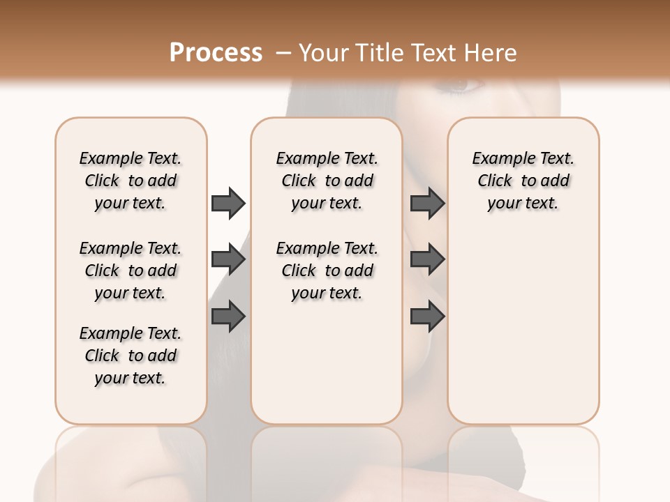 Woman Hair Sexy PowerPoint Template