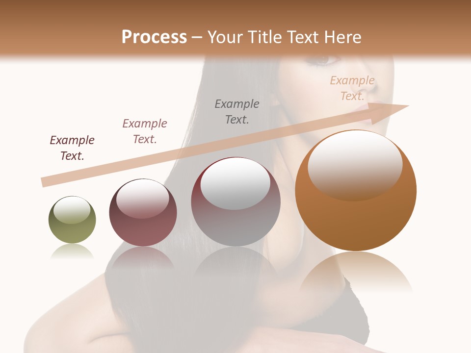 Woman Hair Sexy PowerPoint Template