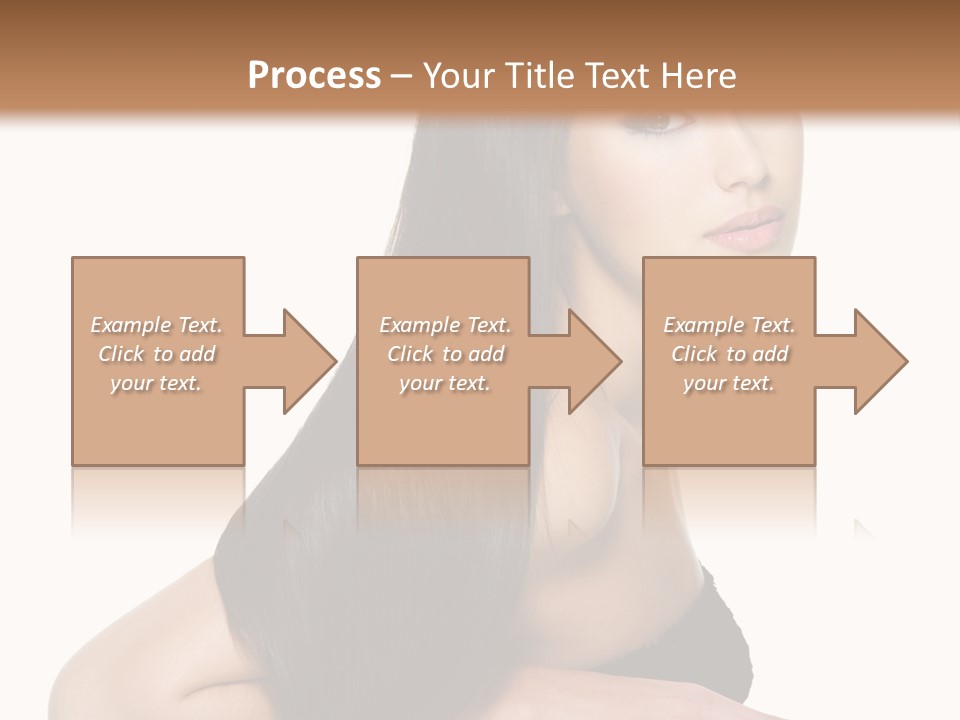 Woman Hair Sexy PowerPoint Template