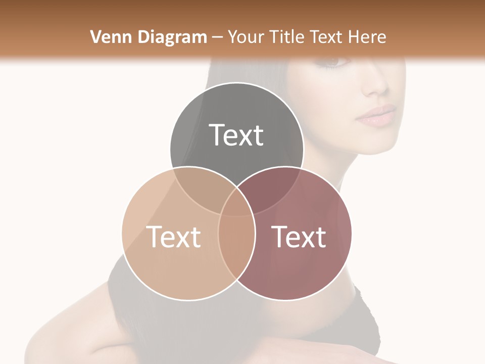 Woman Hair Sexy PowerPoint Template