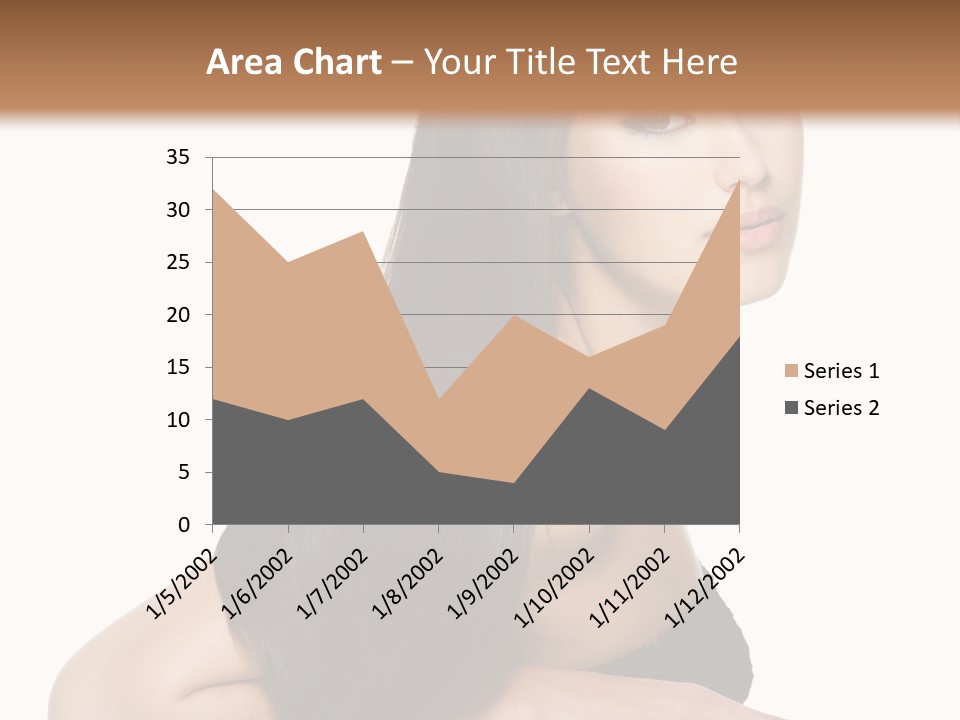 Woman Hair Sexy PowerPoint Template