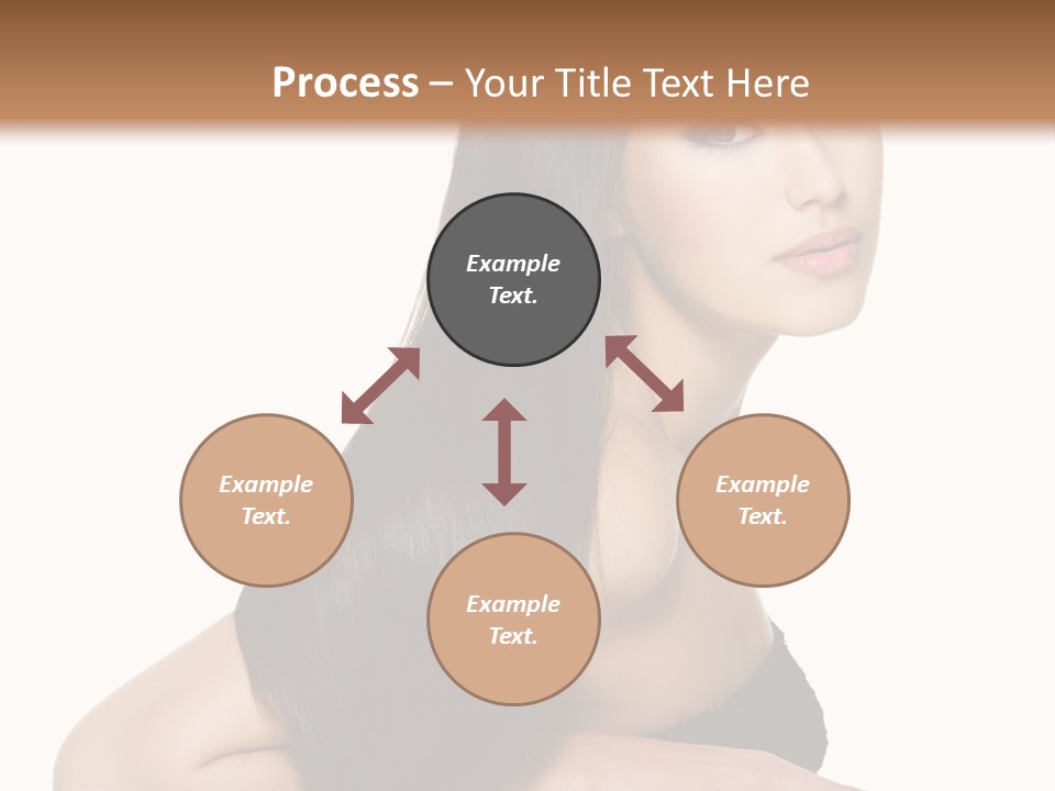 Woman Hair Sexy PowerPoint Template