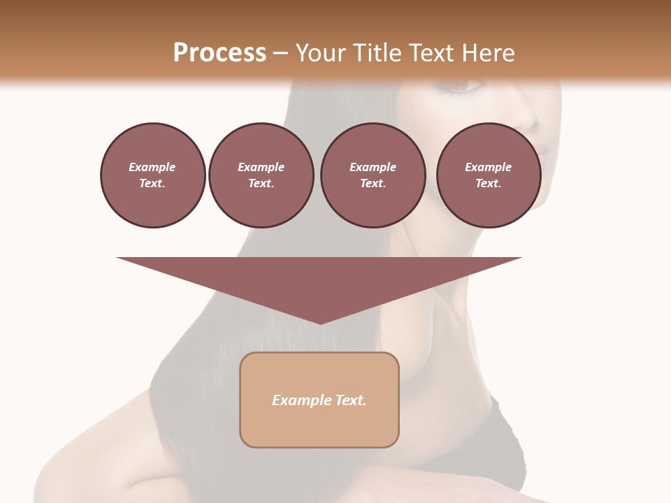 Woman Hair Sexy PowerPoint Template