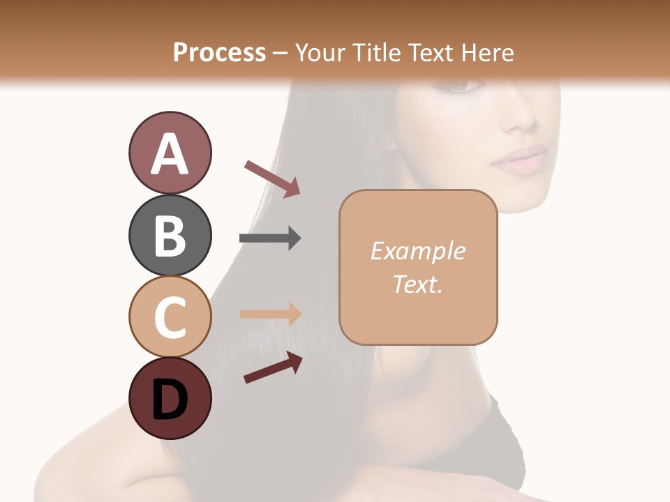 Woman Hair Sexy PowerPoint Template