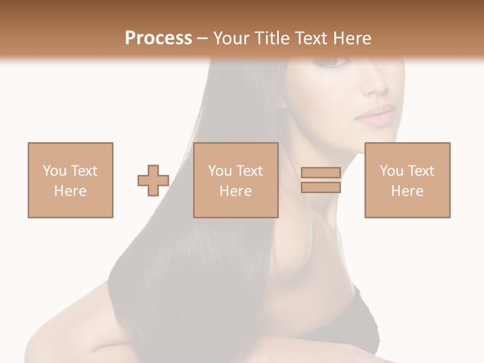 Woman Hair Sexy PowerPoint Template