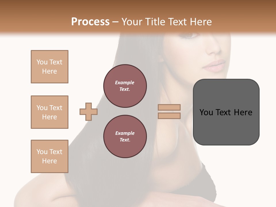Woman Hair Sexy PowerPoint Template