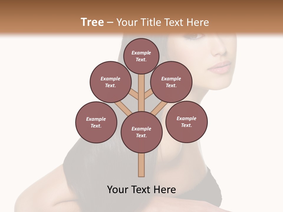 Woman Hair Sexy PowerPoint Template