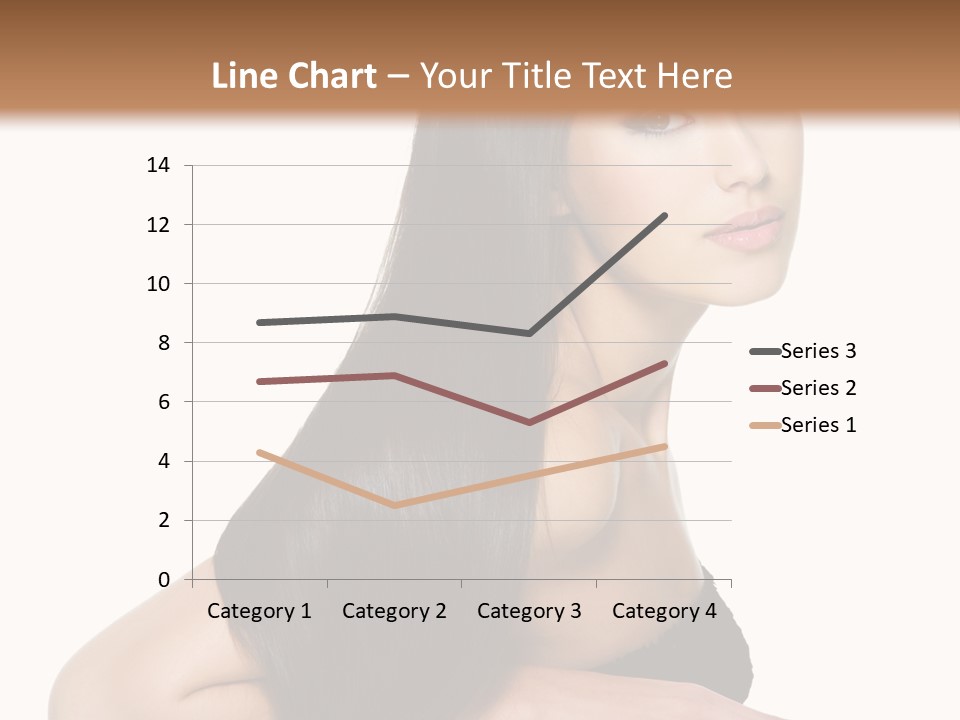 Woman Hair Sexy PowerPoint Template