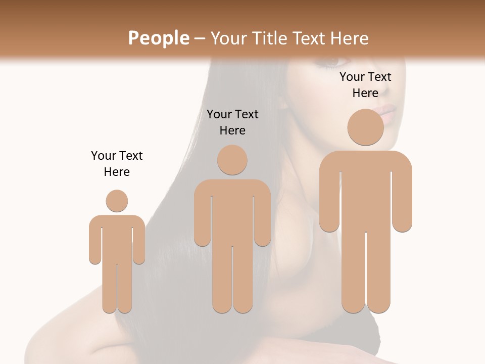 Woman Hair Sexy PowerPoint Template