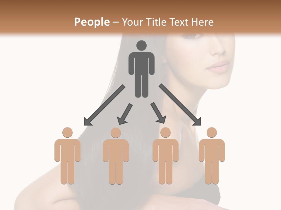 Woman Hair Sexy PowerPoint Template