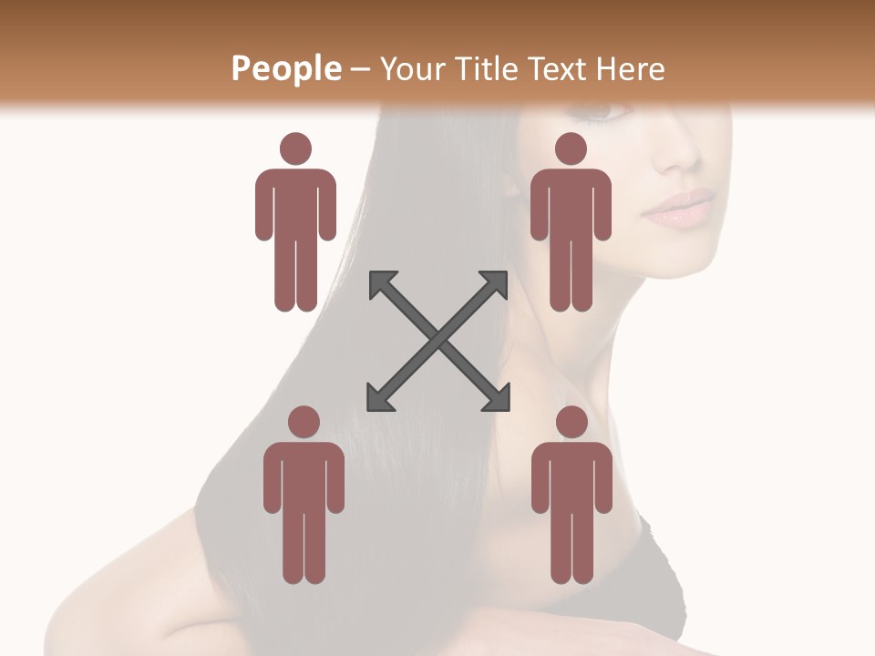 Woman Hair Sexy PowerPoint Template