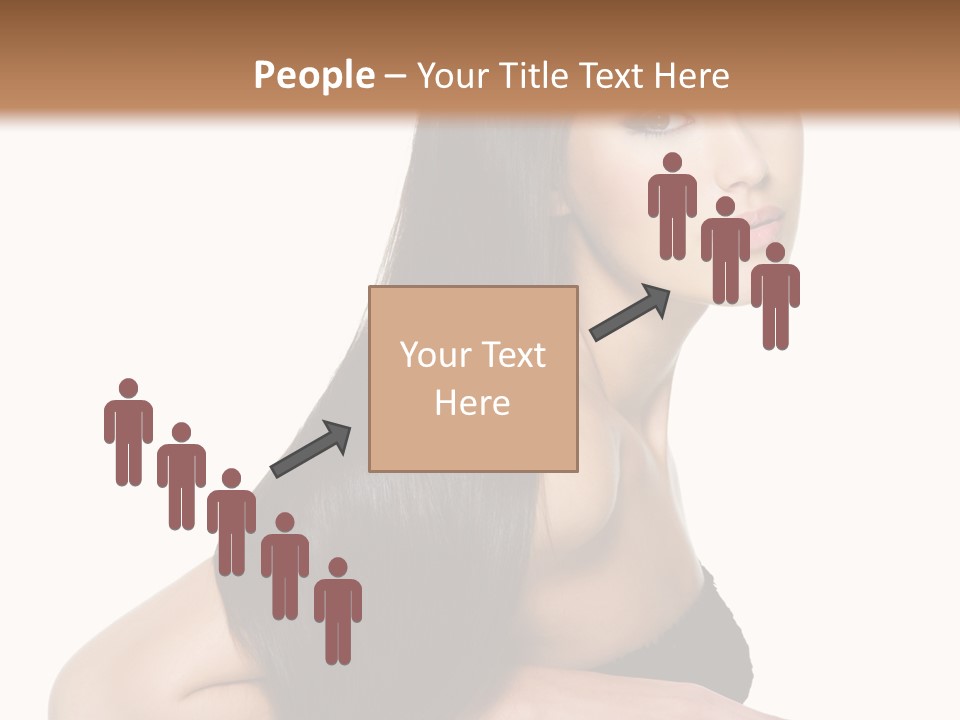 Woman Hair Sexy PowerPoint Template