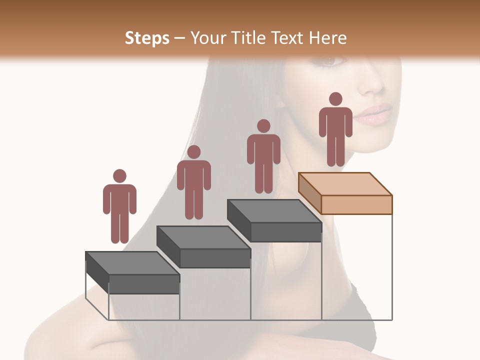 Woman Hair Sexy PowerPoint Template