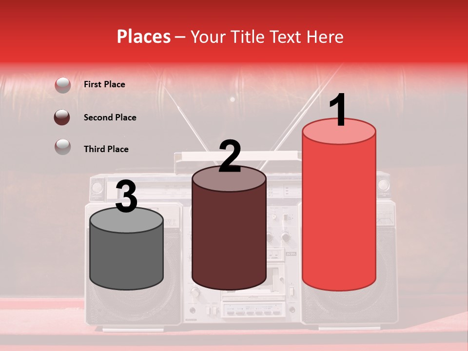 Tune Audio Play PowerPoint Template