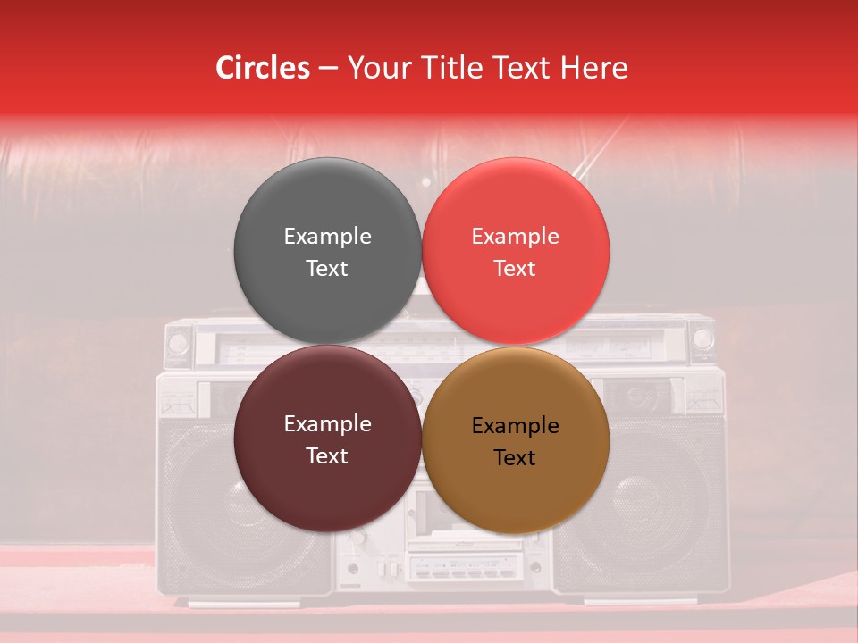 Tune Audio Play PowerPoint Template