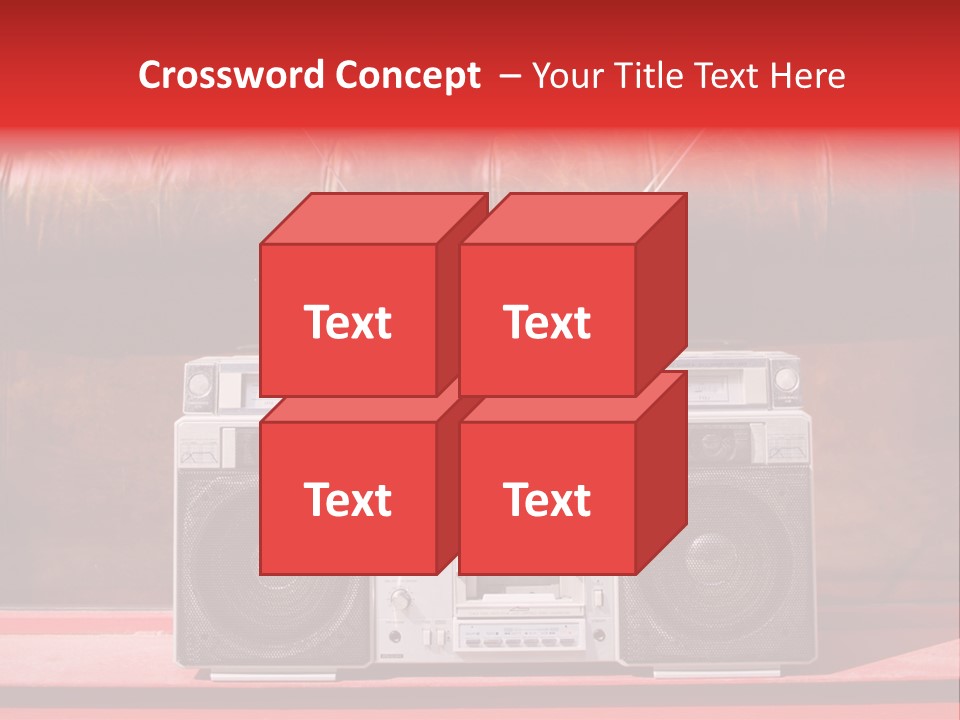 Tune Audio Play PowerPoint Template