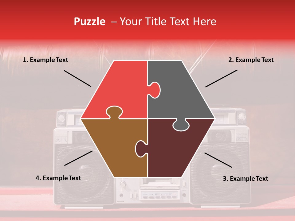 Tune Audio Play PowerPoint Template