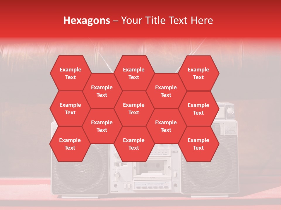 Tune Audio Play PowerPoint Template