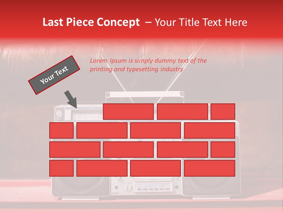 Tune Audio Play PowerPoint Template