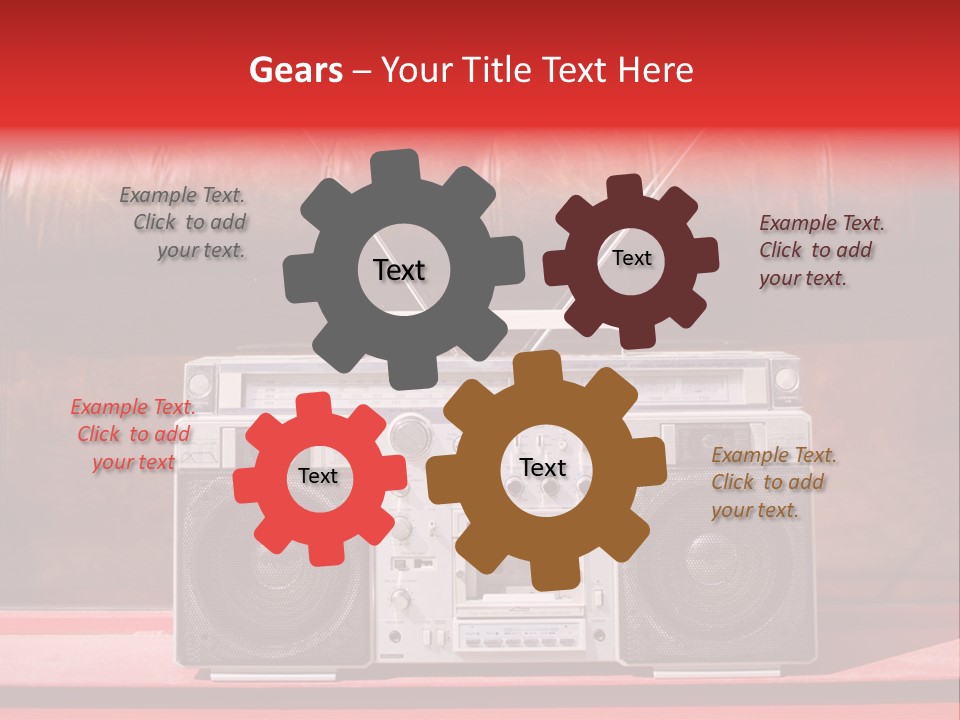 Tune Audio Play PowerPoint Template