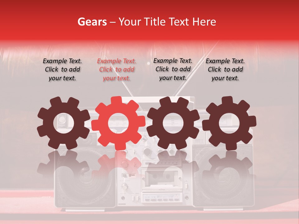 Tune Audio Play PowerPoint Template