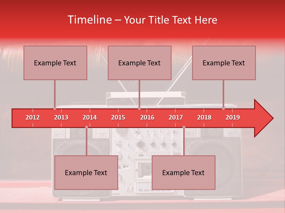Tune Audio Play PowerPoint Template
