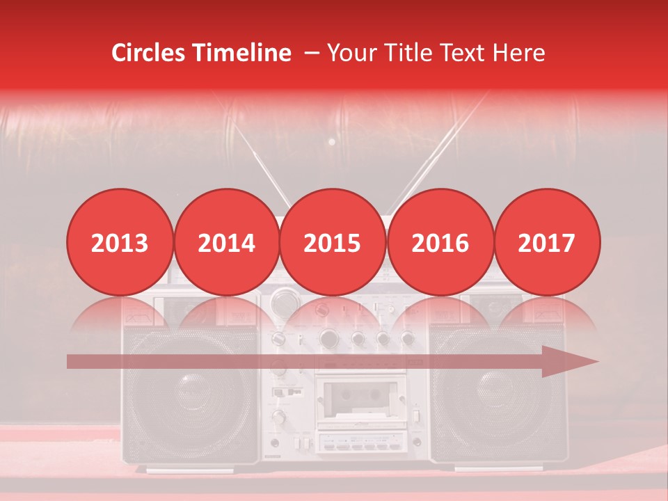 Tune Audio Play PowerPoint Template