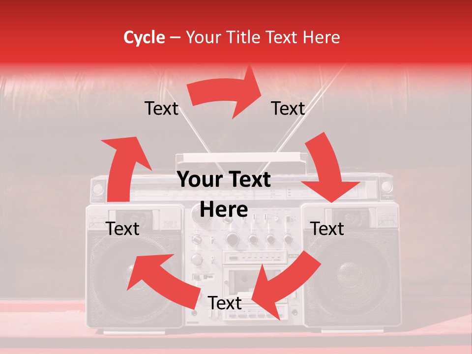 Tune Audio Play PowerPoint Template