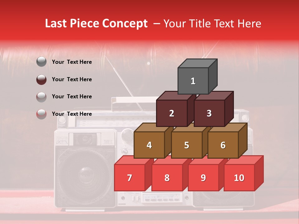 Tune Audio Play PowerPoint Template