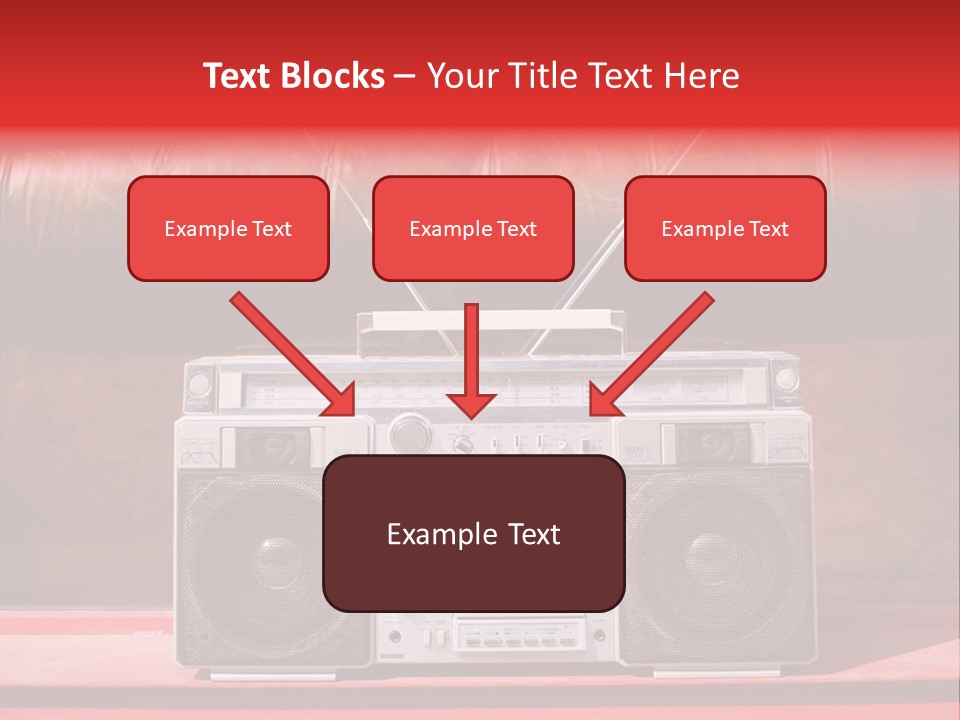 Tune Audio Play PowerPoint Template
