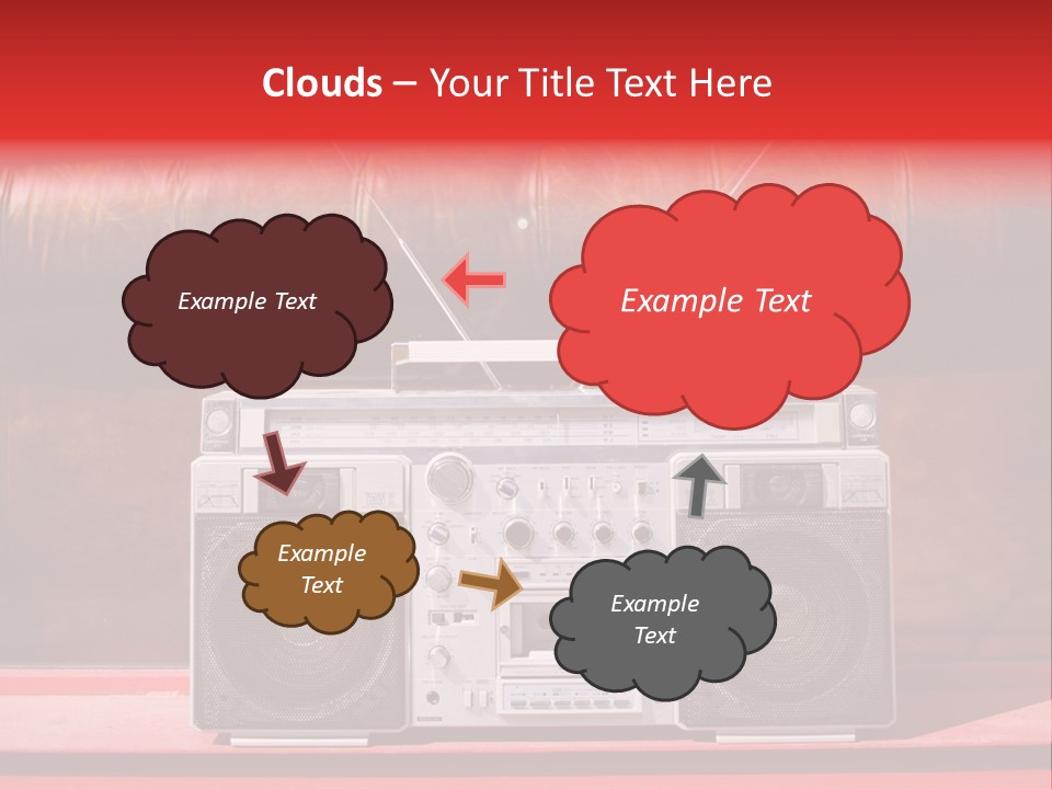 Tune Audio Play PowerPoint Template