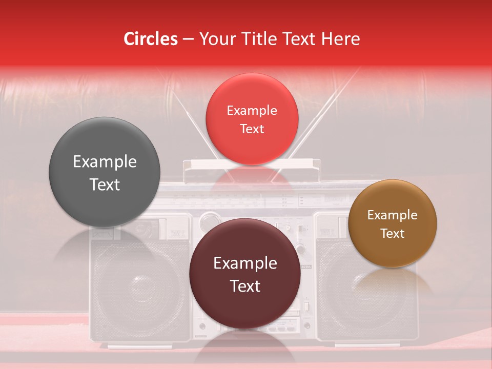 Tune Audio Play PowerPoint Template
