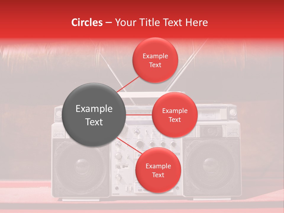 Tune Audio Play PowerPoint Template