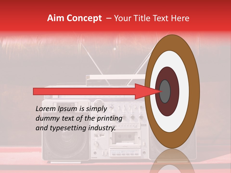 Tune Audio Play PowerPoint Template