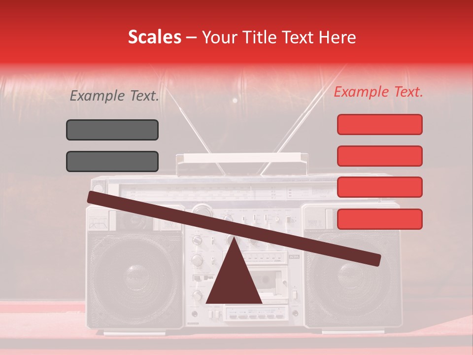 Tune Audio Play PowerPoint Template