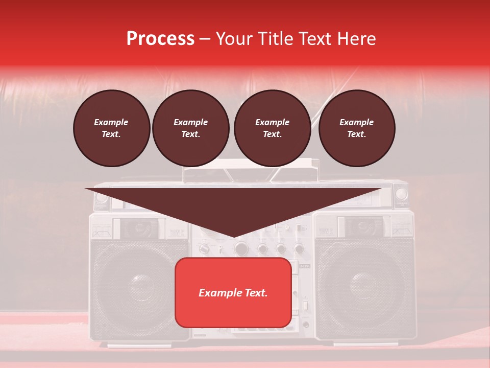 Tune Audio Play PowerPoint Template