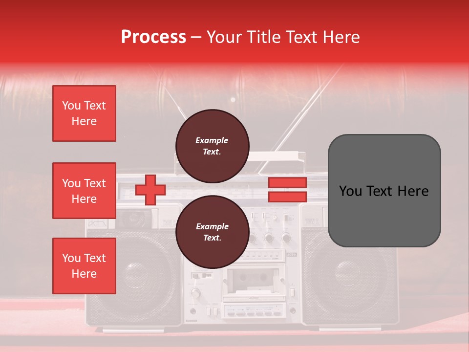 Tune Audio Play PowerPoint Template
