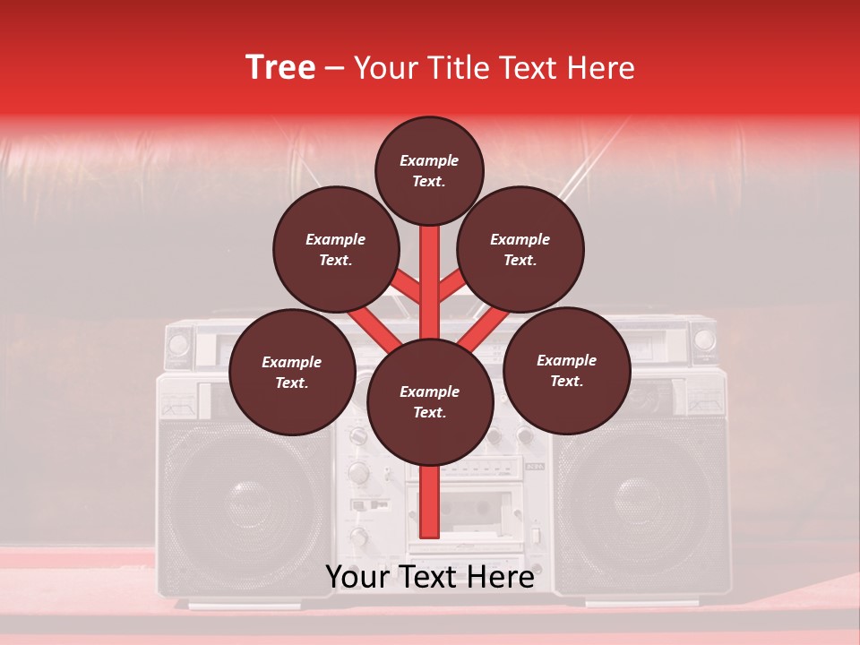 Tune Audio Play PowerPoint Template