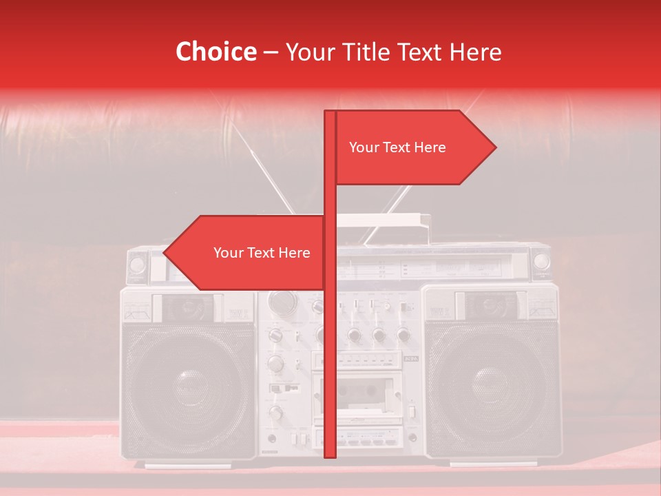 Tune Audio Play PowerPoint Template