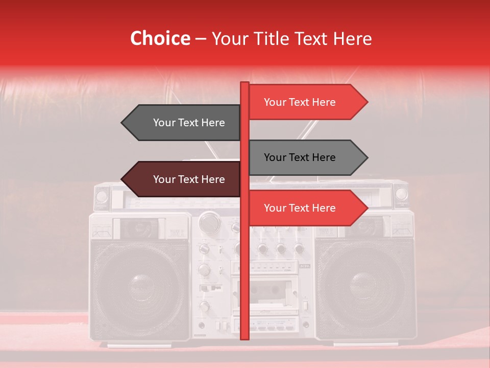 Tune Audio Play PowerPoint Template