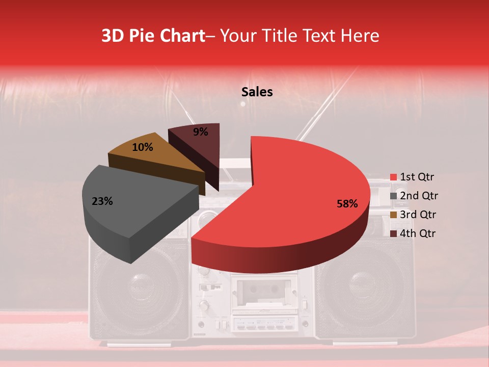 Tune Audio Play PowerPoint Template