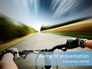 Biking Active Offroad PowerPoint Template