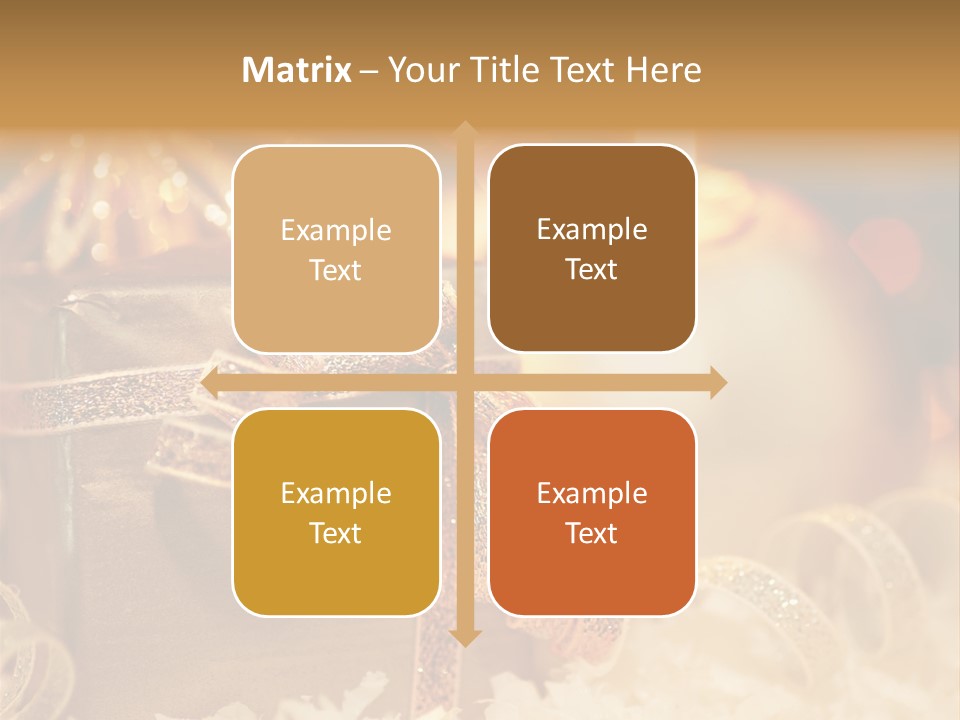 White Ribbon  PowerPoint Template