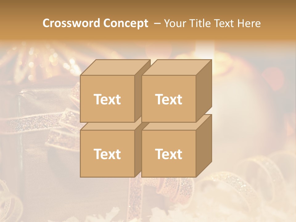 White Ribbon  PowerPoint Template